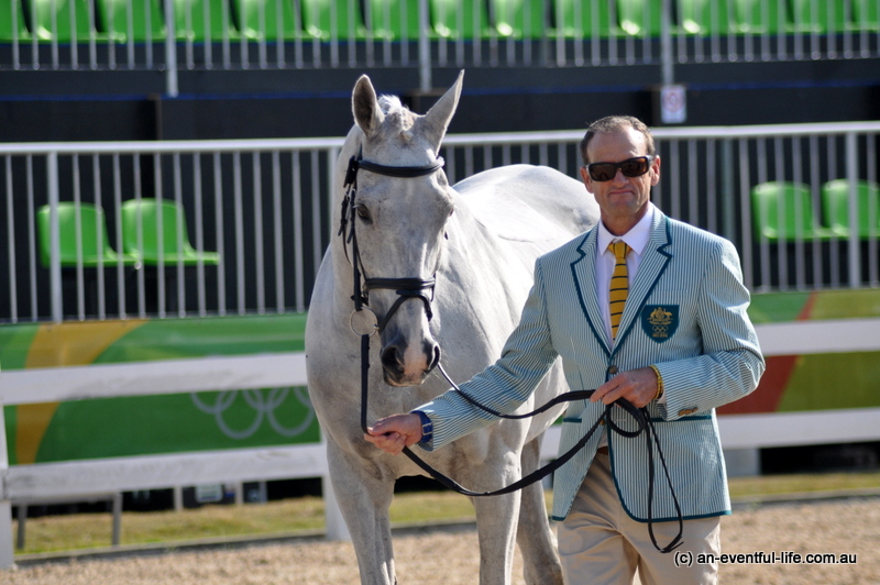Stuart Tinney and Pluto Mio at the first horse inspection for the Rio 2016 Olympic Games | An Eventful Life