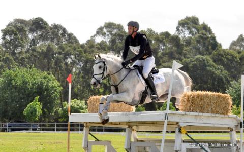 Andy Daines rides Hat Trick in the CCI4*-S eventing cross country at Equestriad Eventing at Camden, November 2024 | An Eventful Life
