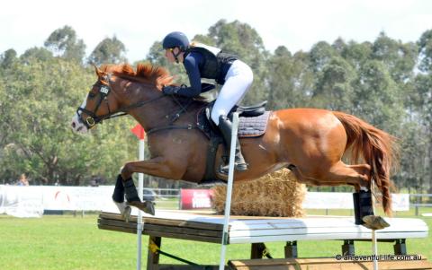 Hannah Deegan rides HK Hawthorn in the CCI3*-S eventing cross country at Equestriad Eventing at Camden, November 2024 | An Eventful Life