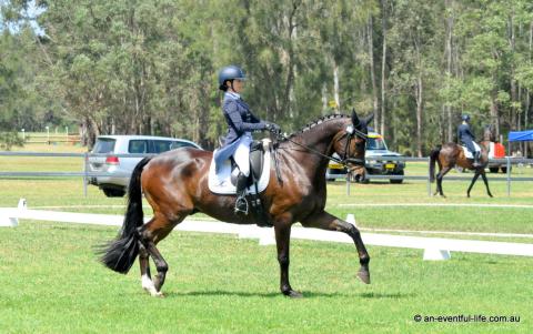 Emma Bishop rides Cassillis Park Figaro in the CCI3*-S eventing dressage at Equestriad Eventing at Camden, November 2024 | An Eventful Life