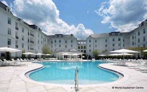 World Equestrian Centre Ocala, FL., USA | The Riding Academy Hotel Swimming Pool | An Eventful Life