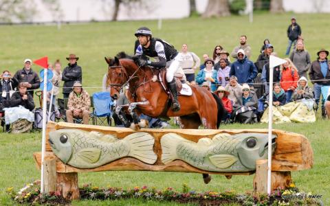 Clarke Johnstone rides Menlo Park in the CCI5* eventing cross country at Defender Kentucky Three Day Event 2025 | An Eventful Life