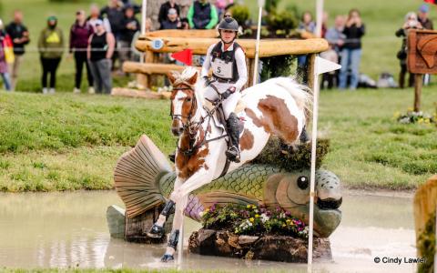Jessica Phoenix rides Fluorescent Adolescent in the CCI5* eventing cross country at Defender Kentucky Three Day Event 2025 | An Eventful Life