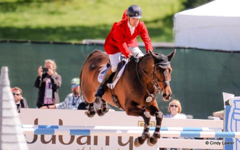 Harry Meade rides Et Hop Du Matz in the CCI5* eventing showjumping at Defender Kentucky Three Day Event 2025 | An Eventful Life