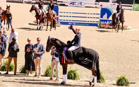 Michael Jung in the CCI5* eventing showjumping at Defender Kentucky Three Day Event 2025 | An Eventful Life