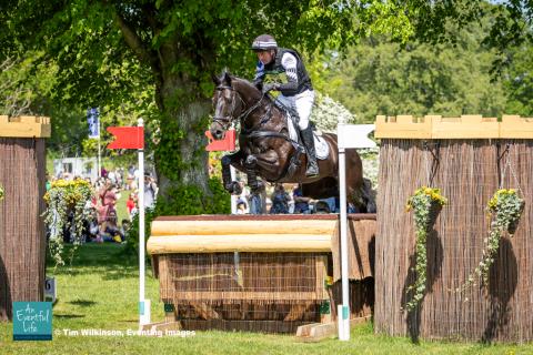 Dan Jocelyn rides Blackthorn Cruise during the cross country for the CCI5* eventing at MARS Badminton Horse Trials 2025 | An Eventful Life
