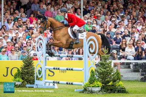 Harry Meade rides Superstition during the showjumping for the CCI5* eventing at MARS Badminton Horse Trials 2025 | An Eventful Life