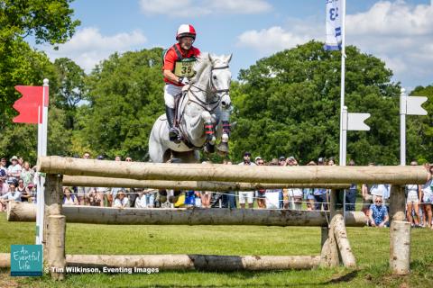 Joe Meyer rides Harbin during the cross country for the CCI5* eventing at MARS Badminton Horse Trials 2025 | An Eventful Life