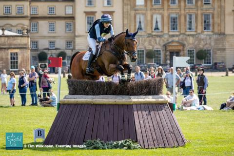 Lauren Innes rides Global Fision M during the cross country for the CCI5* eventing at MARS Badminton Horse Trials 2025 | An Eventful Life