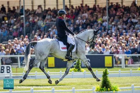 Oliver Townend rides Cooley Rosalent during the dressage for the CCI5* eventing at MARS Badminton Horse Trials 2025 | An Eventful Life