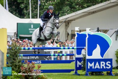 Oliver Townend rides Cooley Rosalent during the showjumping for the CCI5* eventing at MARS Badminton Horse Trials 2025 | An Eventful Life