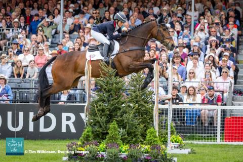 Ros Canter rides Lordships Graffalo during the showjumping for the CCI5* eventing at MARS Badminton Horse Trials 2025 | An Eventful Life