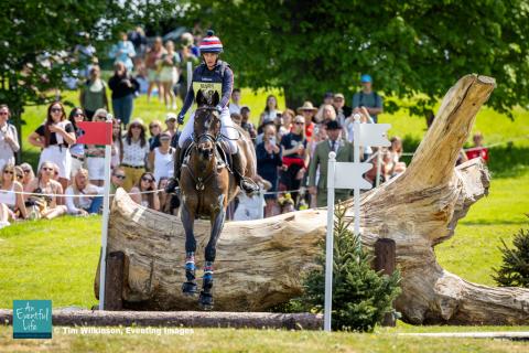 Samantha Cesnik rides Graftango during the cross country for the CCI5* eventing at MARS Badminton Horse Trials 2025 | An Eventful Life