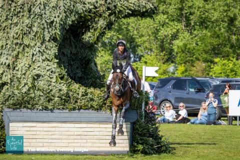 Samantha Lissington rides Lord Seekonig during the cross country for the CCI5* eventing at MARS Badminton Horse Trials 2025 | An Eventful Life