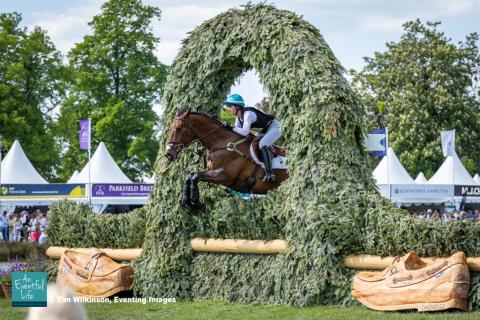 Tayla Mason rides Centennial during the cross country for the CCI5* eventing at MARS Badminton Horse Trials 2025 | An Eventful Life