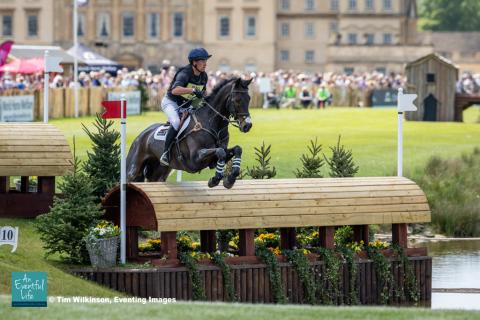 Tim Price rides Viscount Viktor during the cross country for the CCI5* eventing at MARS Badminton Horse Trials 2025 | An Eventful Life