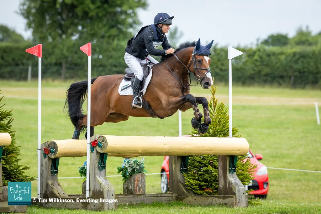 Finn Healy rides Kilbunny Catch Me during the cross country of the CCI2* eventing at Burgham International Horse Trials 2025 | An Eventful Life