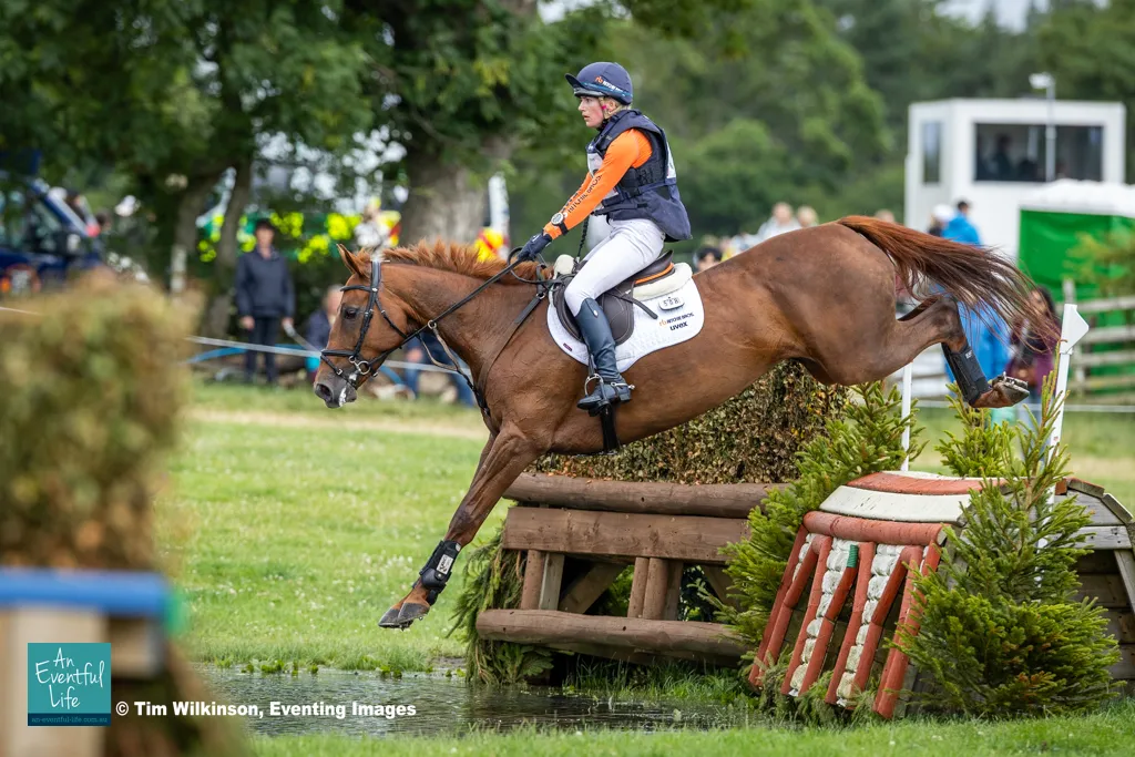 Nina De Haas rides The Mail Lady during the cross country of the CCI2* eventing at Burgham International Horse Trials 2025 | An Eventful Life