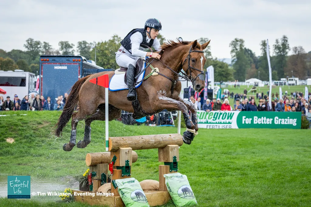 Paolo Torlonia (ITA) rides Zinny during cross country at the 2025 FEI Eventing European Championship at Blenheim Palace | An Eventful Life
