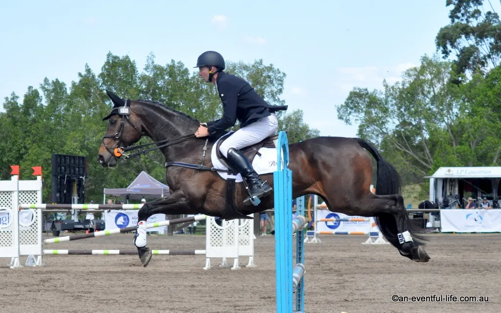 Sam Jeffree rides Santoro at the Limitless Lodge Sydney International 3 Day Event 2025 | An Eventful Life