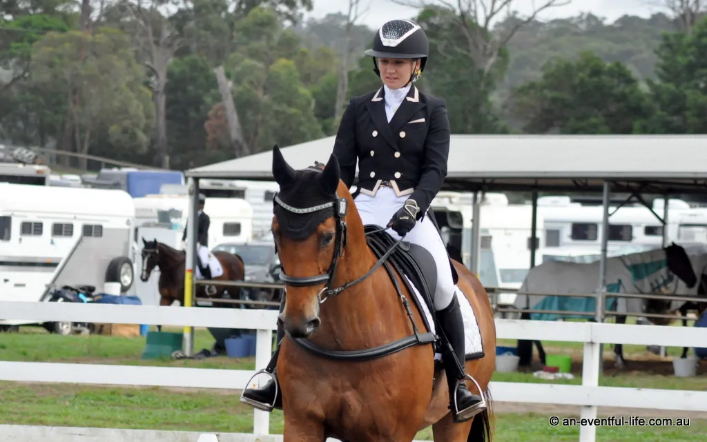 Georgia Elias rides Silverwoods Aussie Pride during dressage of the CCI3* eventing at 2026 Tonimbuk International Horse Trials | An Eventful Life
