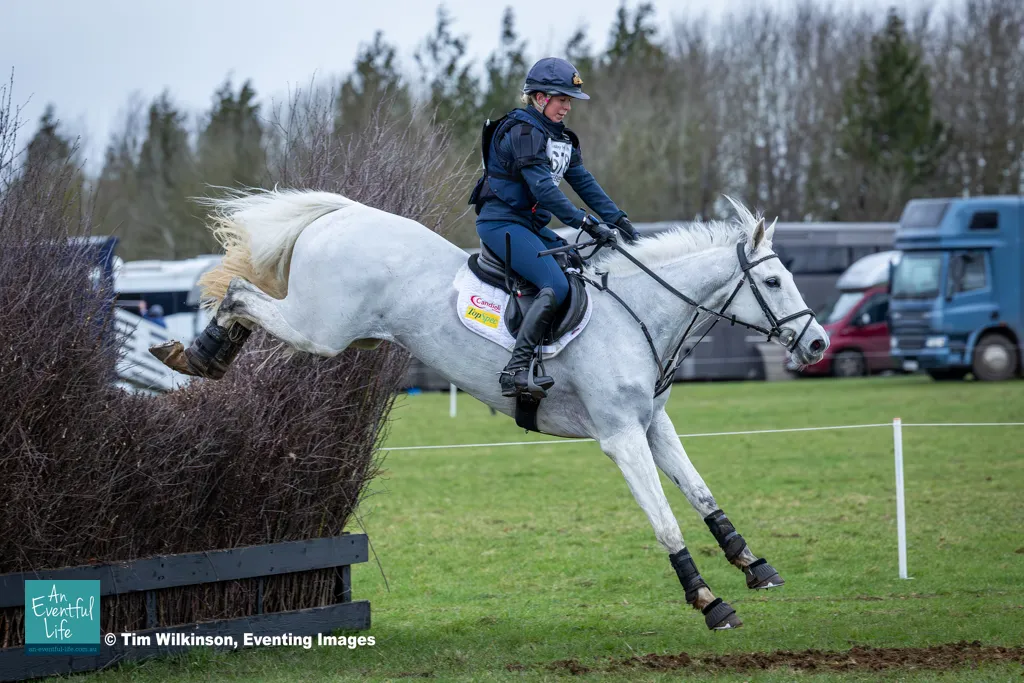 Vittoria Panizzon rides Bowstraight Eliza on cross country for the Open Novice eventing at Oasby (1) Horse Trials 2026 | An Eventful Life