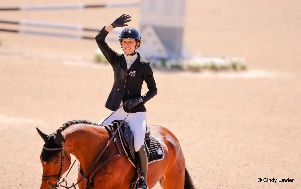 Monica Spencer rides Artist during showjumping for the CCI5* eventing at Kentucky Three Day Event 2026 | An Eventful Life