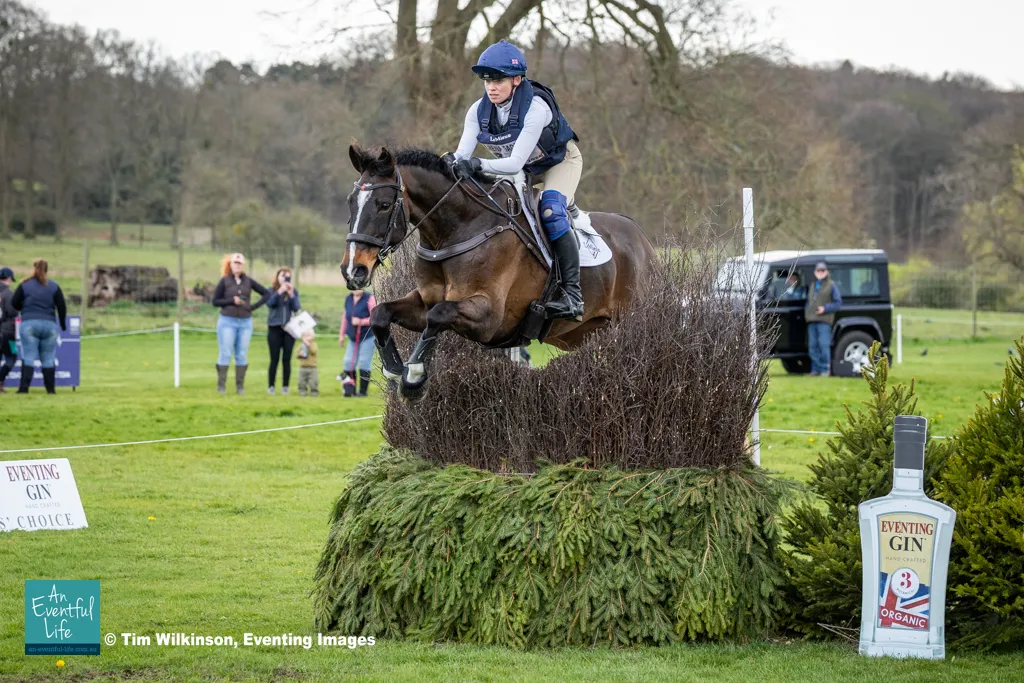 Indie Vaughan-Jones rides HK18 on cross country for the CCI2* eventing at the Eventing Spring Carnival at Thoresby Park, April 2026 | An Eventful Life