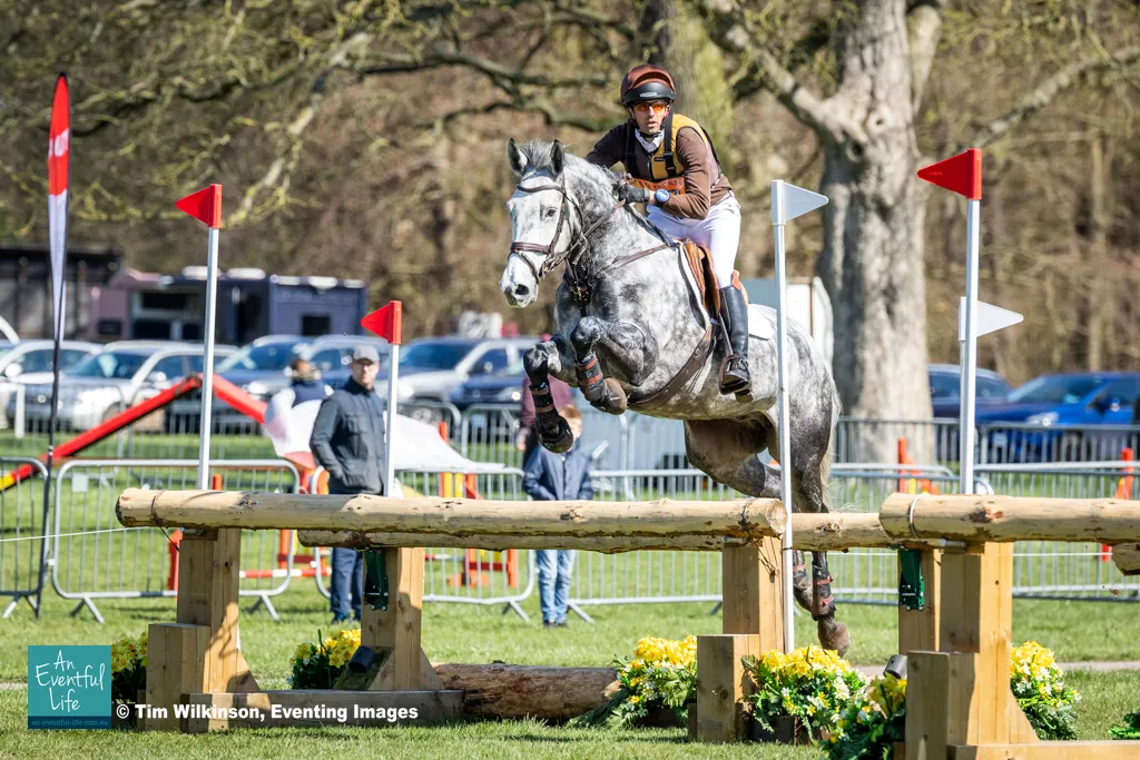 Max Gordon rides Shades of Sligo II on cross country for the CCI3* eventing at the Eventing Spring Carnival at Thoresby Park, April 2026 | An Eventful Life