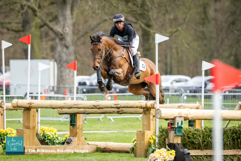 Tim Price rides Global Quest on cross country in the Advanced eventing at the Eventing Spring Carnival at Thoresby Park, April 2026 | An Eventful Life