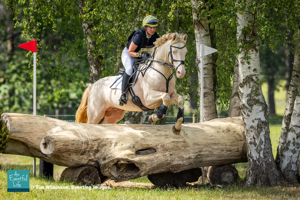 Ellie Newberry rides Dunhill Desert Storm during cross country for the CCI1* eventing at Osberton (1) International Horse Trials, May 2026 | An Eventful Life