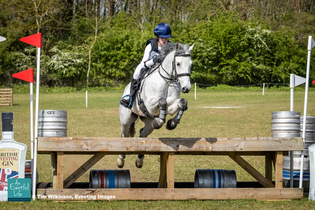Graci Triggs rides Gurrane Diamond on cross country for the BE90 Open U18 eventing at Oasby (2) Horse Trials 2026 | An Eventful Life