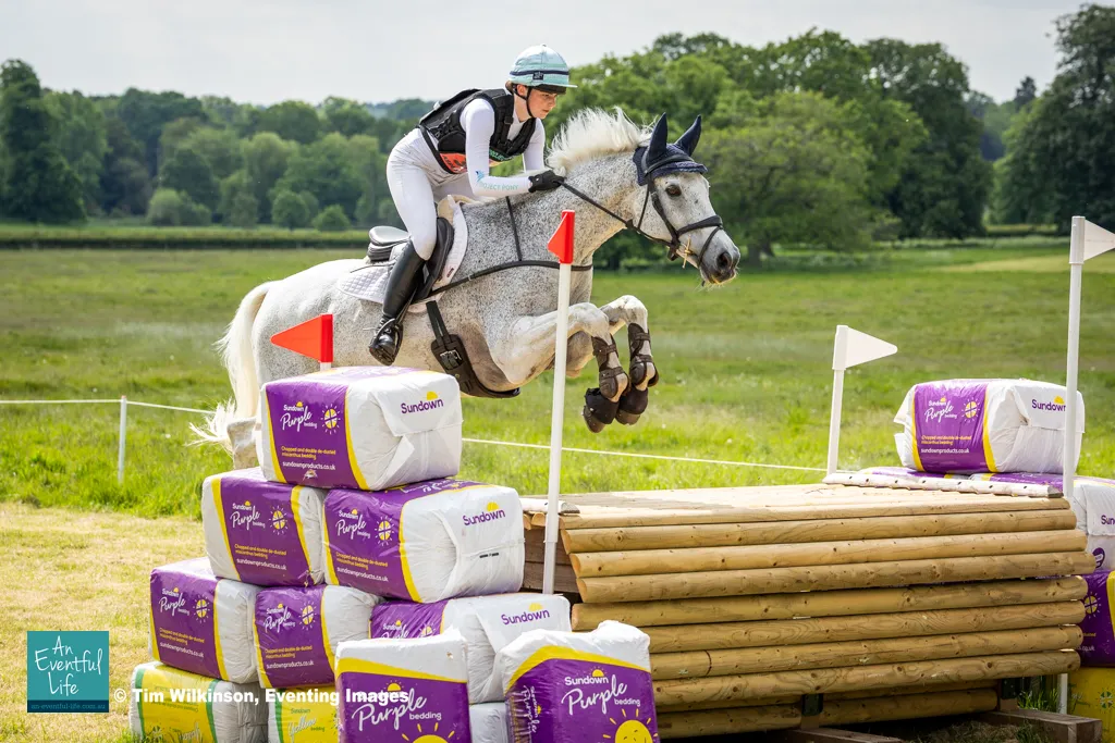 Isabella Owers rides Swallow Springs during cross country for the CCI2* eventing at Osberton (1) International Horse Trials, May 2026 | An Eventful Life