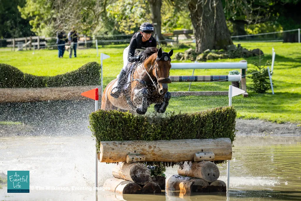 Samantha Lissington rides Chakita during cross country for the CCI3*-S eventing at 2026 Belsay International Horse Trials | An Eventful Life