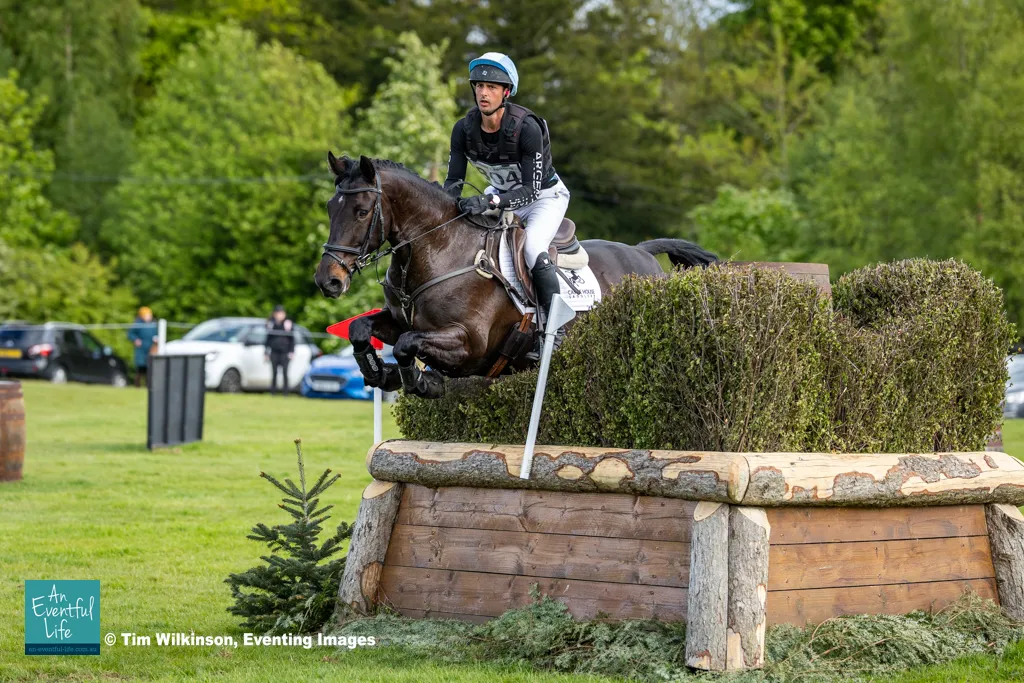 Sebastian Roldan Olivera rides Mister Cotton Candy during cross country for the Novice eventing at 2026 Belsay International Horse Trials | An Eventful Life