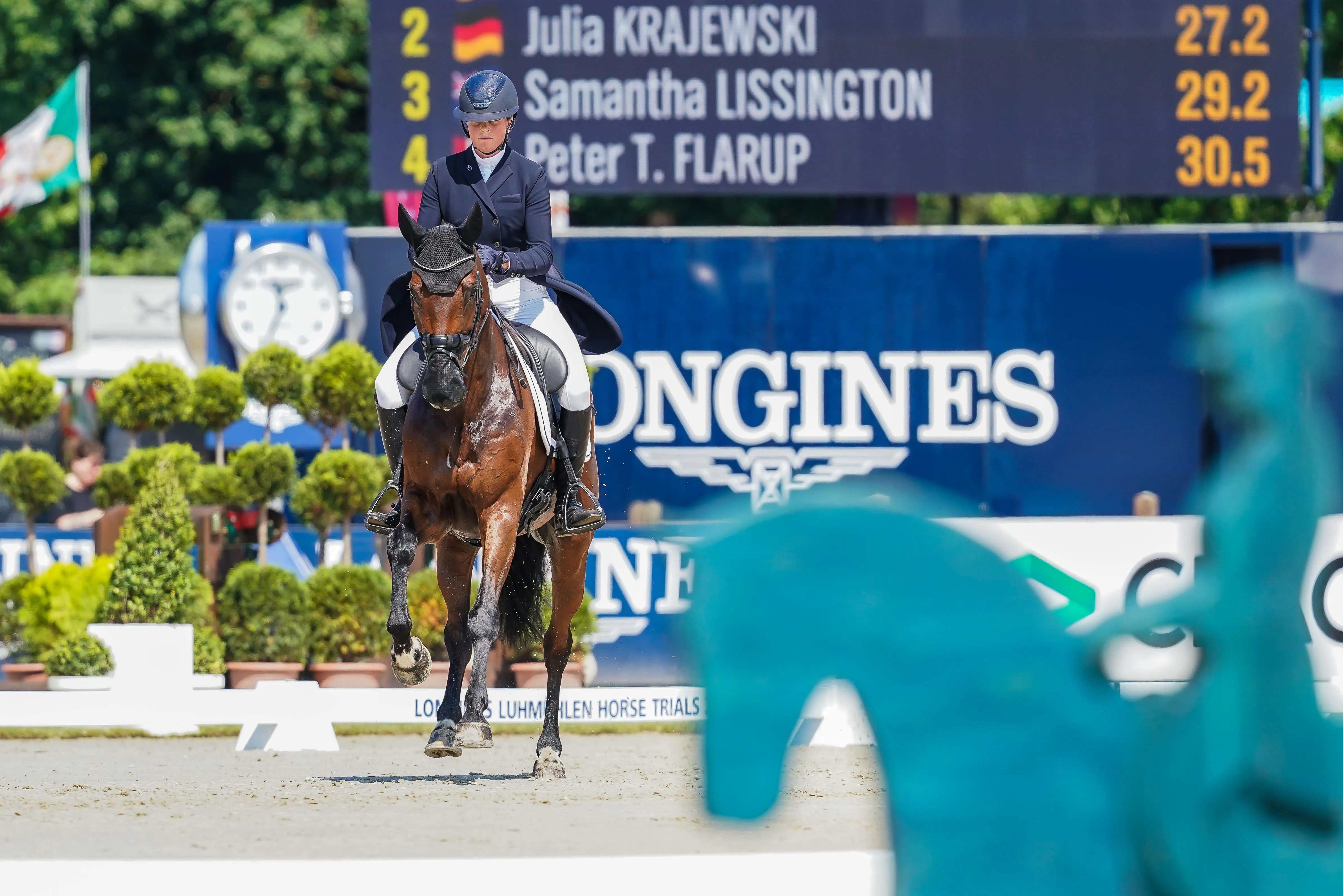 Isabel (Bella) English rides Cil Dara Bombay during dressage for the CCI4* eventing at 2026 Longines Luhmuhlen Horse Trials, Germany, 17-21 June 2026 | An Eventful Life