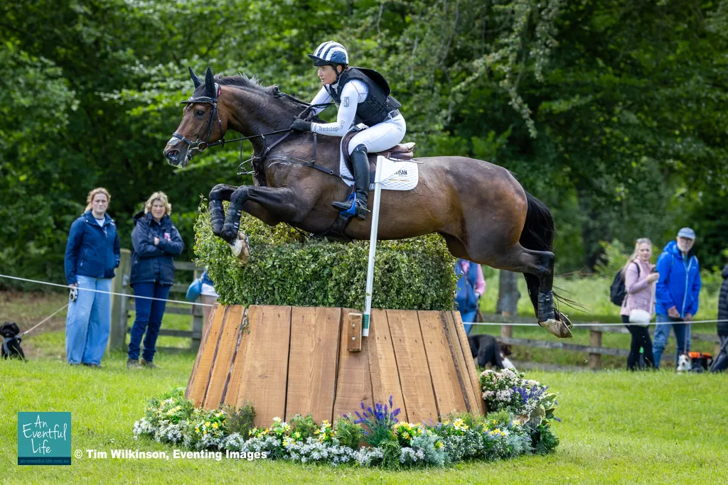 Caroline Powell rides Greenacres Special Cavalier during cross country for the CCI4* eventing at 2026 Defender Bramham International Horse Trials (11-14 June 2026) | An Eventful Life