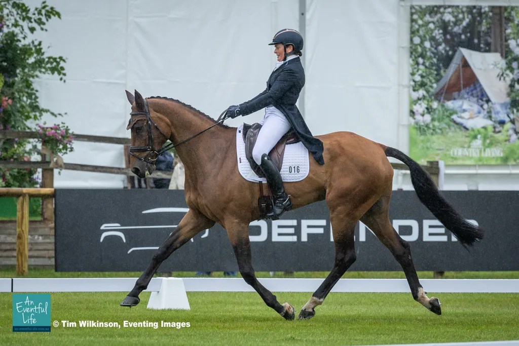 Selina Milnes rides Cooley Snapchat during cross country for the CCI4* eventing at 2026 Defender Bramham International Horse Trials (11-14 June 2026) | An Eventful Life