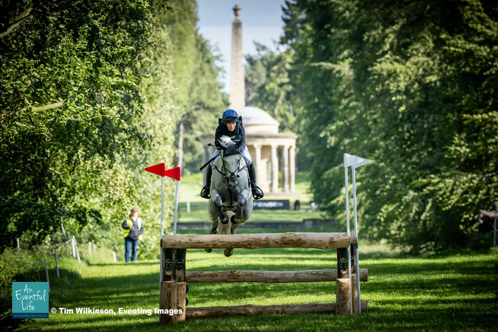 Zara Tindall rides Classicals Euro Star during cross country for the CCI4* eventing at 2026 Defender Bramham International Horse Trials (11-14 June 2026) | An Eventful Life