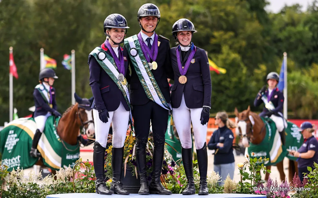 Individual podium at the FEI World U25 Eventing Championships at Millstreet International Horse Trials, 22nd – 26th July 2026 | An Eventful Life