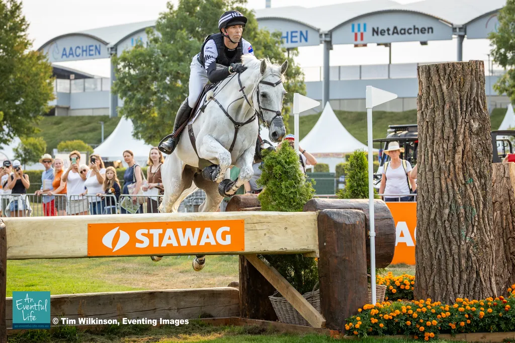 Clarke Johnstone rides Rocket Man during the cross country at FEI Eventing World Championships Aachen (11 – 16 August 2026) | An Eventful Life