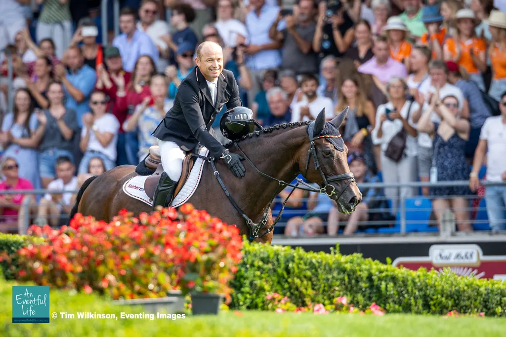 Michael Jung rides fischerChipmunk FRH during the presentations at FEI Eventing World Championships Aachen (11 – 16 August 2026) | An Eventful Life