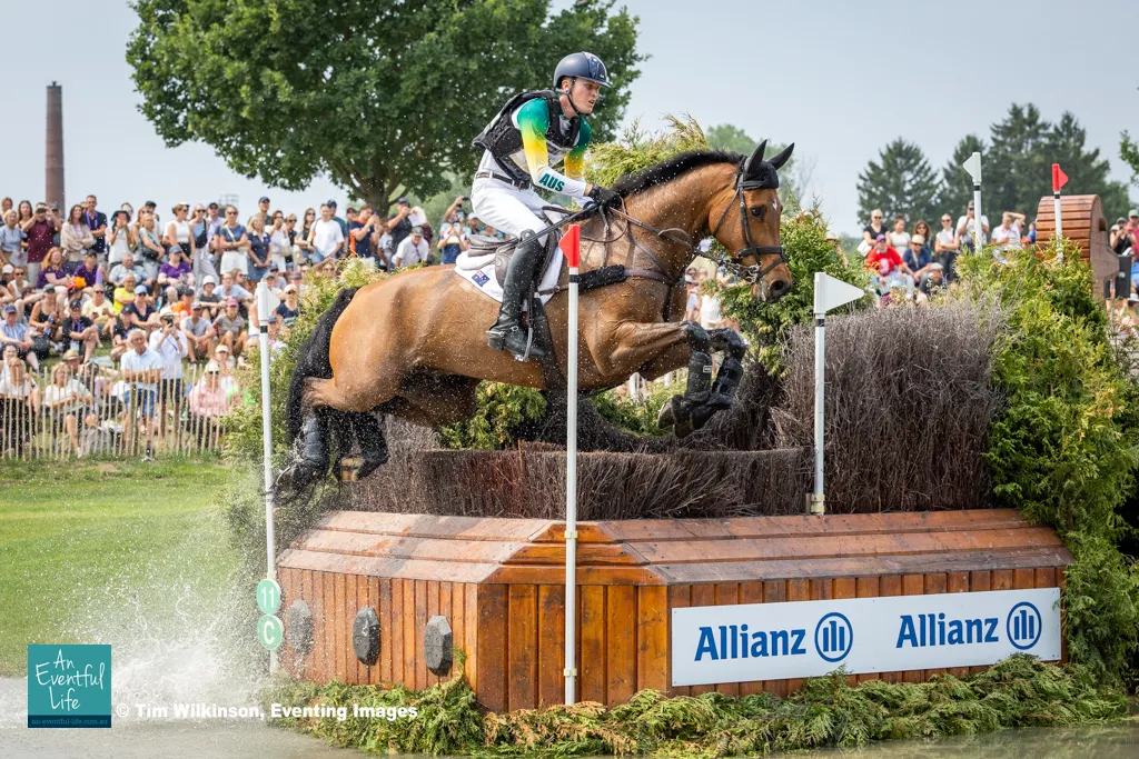 Oliver Barrett (AUS) rides Sandhills Briar during the cross country at FEI Eventing World Championships Aachen (11 – 16 August 2026) | An Eventful Life