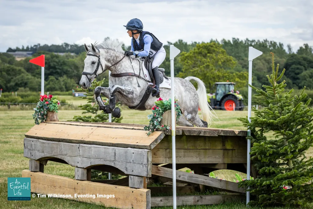 Ros Canter rides Armscote Explorer during cross country for the CCI3* eventing at 2026 Burgham International Horse Trials (30 July-2 August 2026) | An Eventful Life