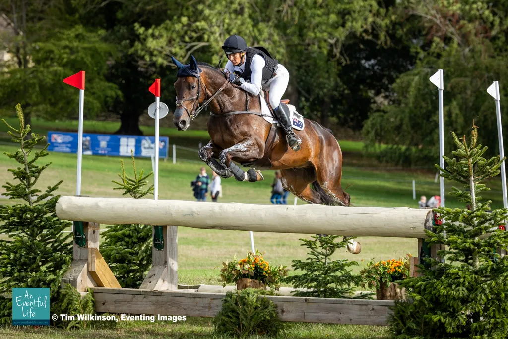 Christine Bates rides Bloomfield Findon during cross country for the CCI4* eventing at 2026 Blenheim Palace International Horse Trials (17-20 September 2026) | An Eventful Life