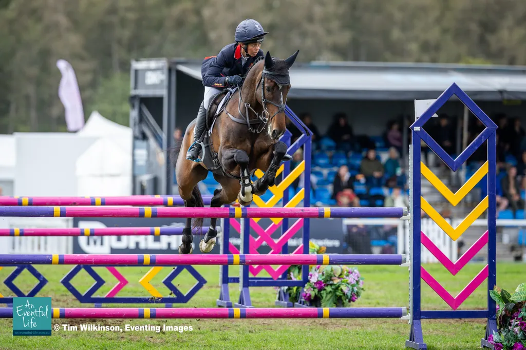 Kitty King rides Kilcoltrim Cooley during showjumping for the CCI4* eventing at 2026 Blenheim Palace International Horse Trials (17-20 September 2026) | An Eventful Life
