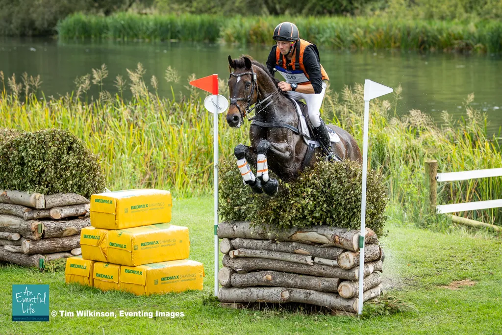 Sam Jeffree rides Santoro during the CCI4*-L eventing cross country at Agria Blenheim Palace International Horse Trials 17-20 September 2026 | An Eventful Life