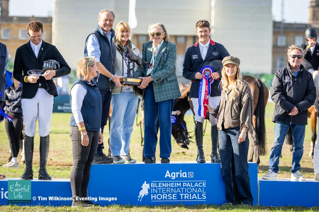 Tom McEwen and owners during presentations for the CCI4*-S eventing at 2026 Blenheim Palace International Horse Trials (17-20 September 2026) | An Eventful Life