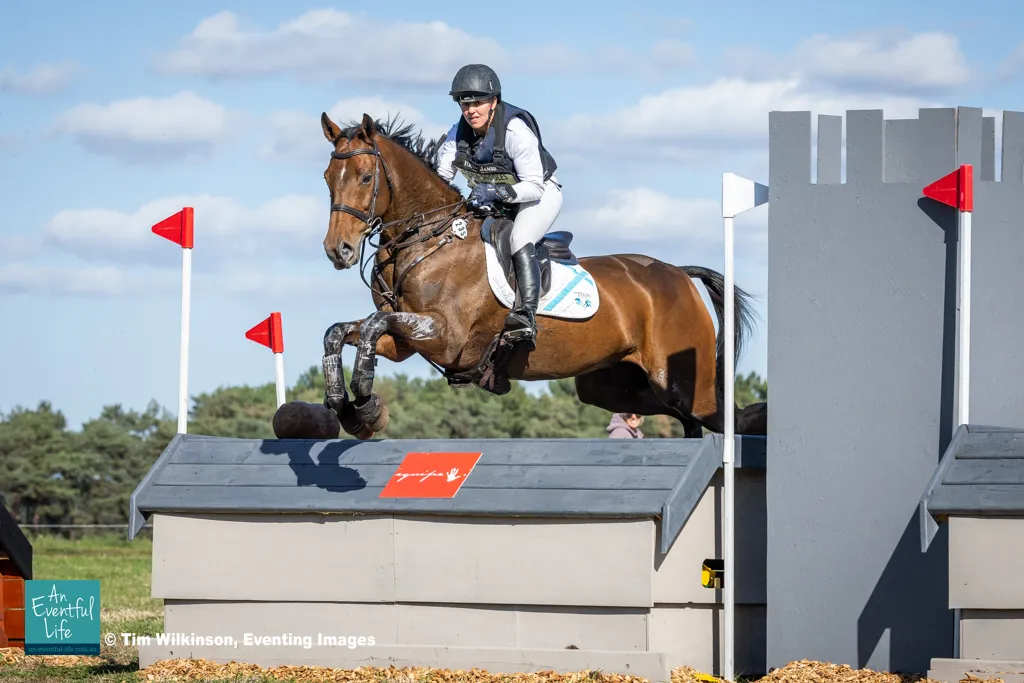 Sammi Birch rides Hunter Vintage during the eventing cross country at Osberton (2) International Horse Trials (1-4 October 2026) | An Eventful Life
