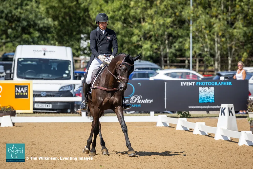Defending champion Tim Price (NZL) leads the British Open Championship at 2025 Hartpury Int Horse Trials & British Eventing Championships | An Eventful Life